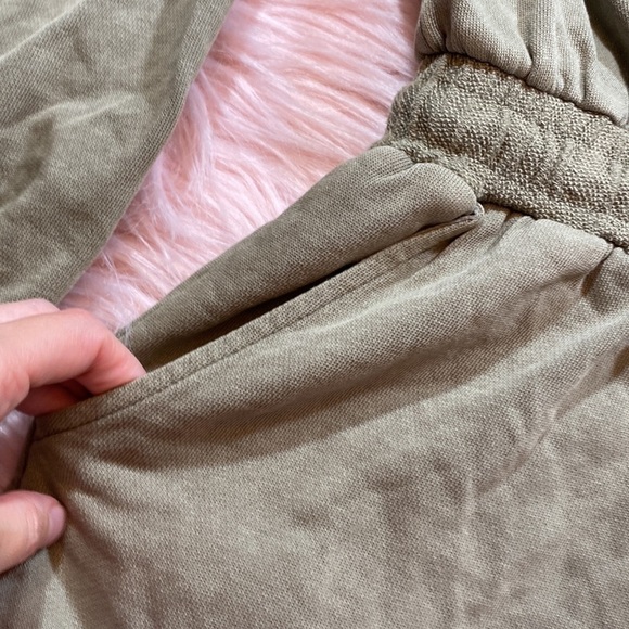 NWT L*Space Stay Cool Romper in Washed Army sz S - Picture 9 of 13